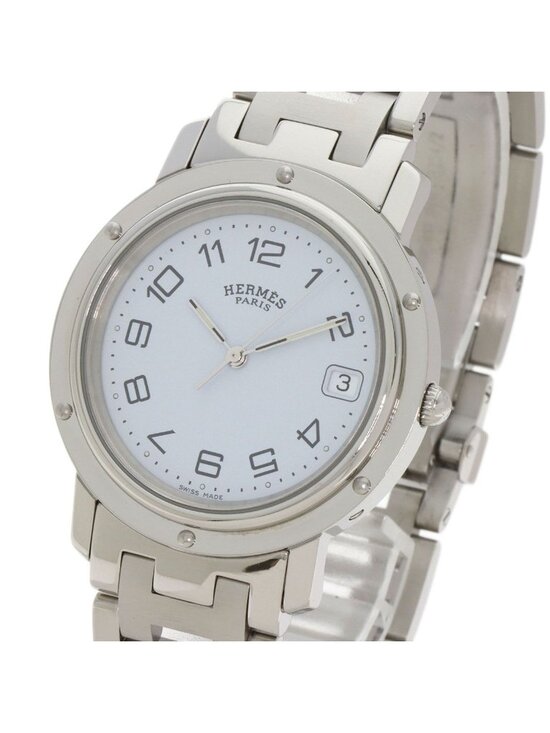 Hermes Clipper Watch SS